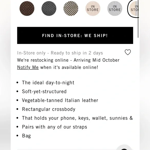 Clare V. MIDI SAC natural with stripes + strap - Picture 11 of 11